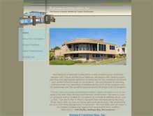 Tablet Screenshot of barnardconstruction.com